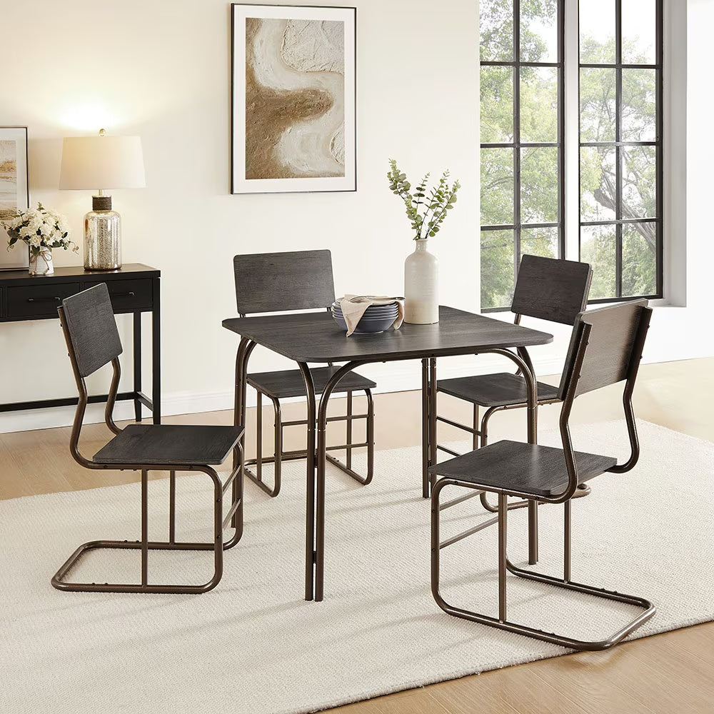 5-Piece Wood Table4 Chairs,Modern Dining Table Furniture Set For Home, Kitchen, Dining Room,Dining Table And Chair