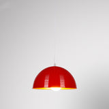 Modern Simple Threaded Semicircle Pot Lid Chandelier Single Head Aluminum Chandelier