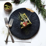 Wujin Moyu Creative Tableware Set Creative Personality Bowls & Plates Dinner Plates Household Plates Ceramic Shallow Plates Flat Plates