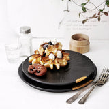 Wujin Moyu Creative Tableware Set Creative Personality Bowls & Plates Dinner Plates Household Plates Ceramic Shallow Plates Flat Plates