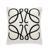 Embroidered Plush Pillowcase Living Room Sofa