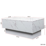 Coffee Table With Sliding Tabletop, Center Table With Hidden Storage Compartment, Extendable Table For Living Room