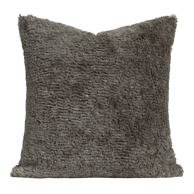 Living Room Rabbit Fur Sofa Pillowcase