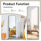 The 4th Generation Floor Standing Full-length Mirror. Wall Mirror, Bathroom Makeup Mirror, Bedroom Foyer, Clothing Store, Wall Mounted. 65 X 23.2
