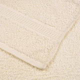 Towels 2 pcs Cream 100x200 cm 360 g/m² 100% Cotton