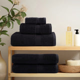 Premium Towels SOLUND 2 pcs. Black 50x100 cm 600 g/m²