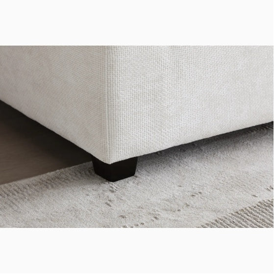 130 Inch Modular Sectional Sofa, Linen Fabric Couch Set With Convertible Ottoman,U Shaped Sofa,comfortable,Freely Combinable Sofa For Living Room, Apartment, Office,Blue, 3 Colors BE