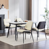 Dining Chairs Set Of 2 Mid Century Modern Retro Faux Leather Chair With Walnut Bentwood Back Upholstered Seat Metal Legs Adjustable Foot For Kitchen Dining Room Chairs