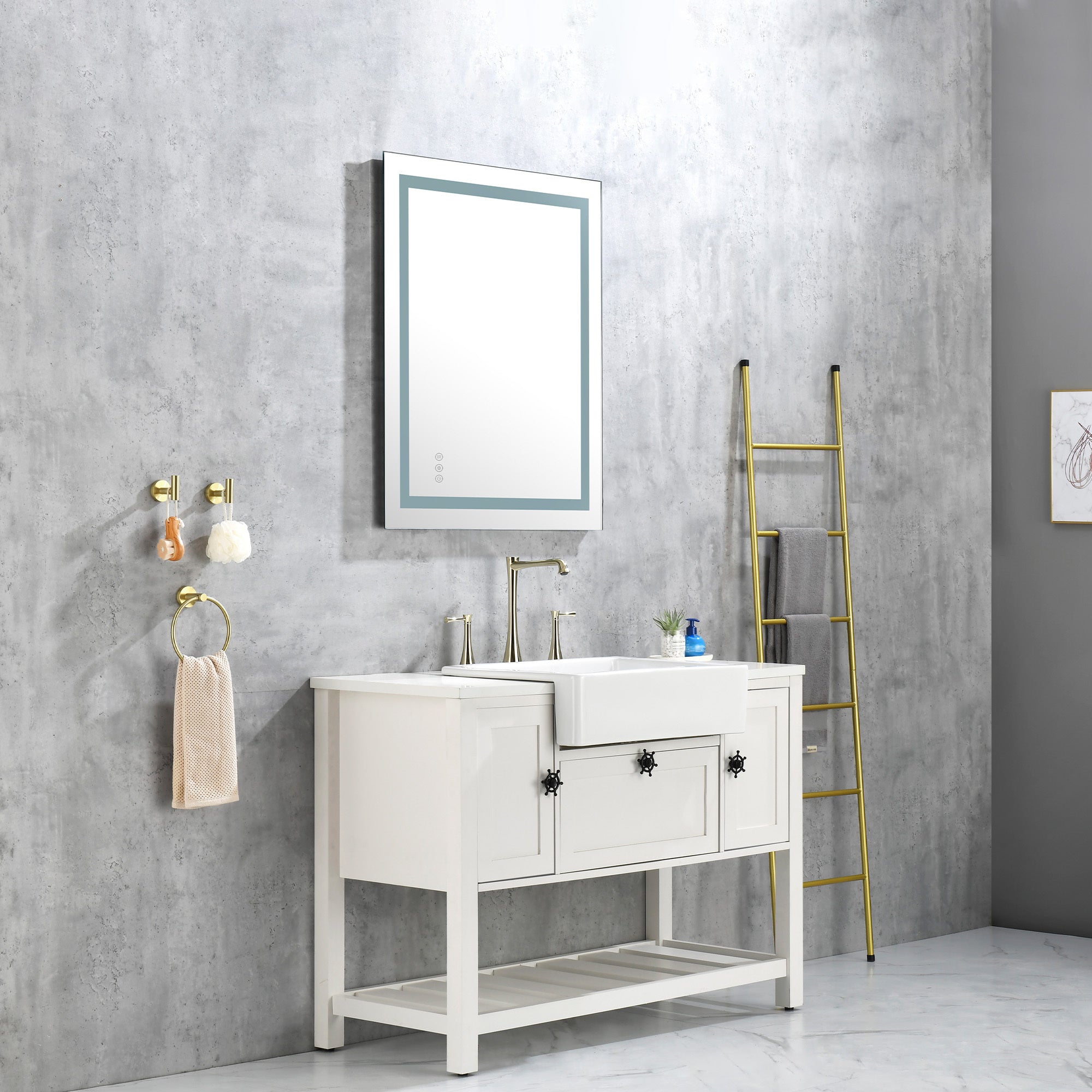 36x28 Inch LED Bathroom Mirror