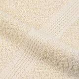 Towels 2 pcs Cream 100x200 cm 360 g/m² 100% Cotton