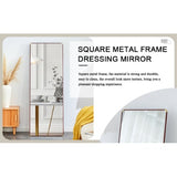 The 4th Generation Floor Standing Full-length Mirror. Wall Mirror, Bathroom Makeup Mirror, Bedroom Foyer, Clothing Store, Wall Mounted. 65 X 23.2