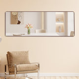 The 4th Generation Floor Standing Full-length Mirror. Wall Mirror, Bathroom Makeup Mirror, Bedroom Foyer, Clothing Store, Wall Mounted. 65 X 23.2