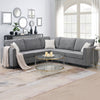 New 91 91Modern L-Shape Sectional SofaUpholstered Living Room Couch