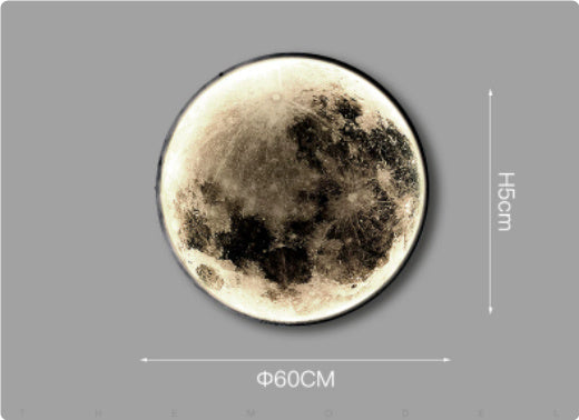 Bedroom Bedside Moon Wall Lamp