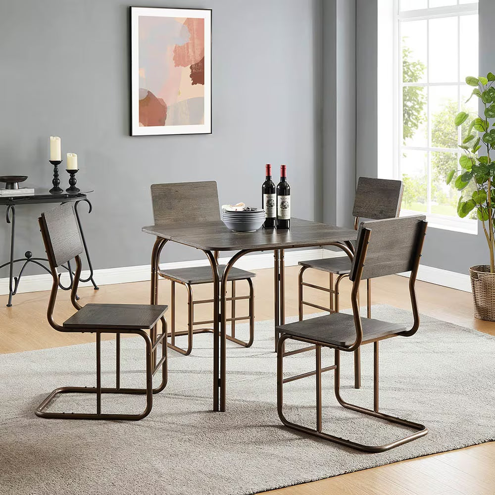5-Piece Wood Table4 Chairs,Modern Dining Table Furniture Set For Home, Kitchen, Dining Room,Dining Table And Chair