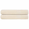 Towels 2 pcs Cream 100x200 cm 360 g/m² 100% Cotton
