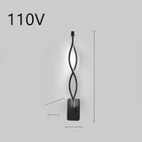 Led Wall Lamp Nordic Minimalist Bedroom Bedside Lamp