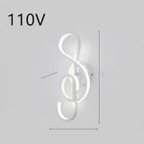 Led Wall Lamp Nordic Minimalist Bedroom Bedside Lamp