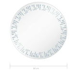Bathroom Mirror with LED 80 cm