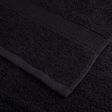 Premium Towels SOLUND 2 pcs. Black 50x100 cm 600 g/m²