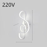 Led Wall Lamp Nordic Minimalist Bedroom Bedside Lamp