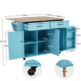 Fibreboard Dining CartBookcase With Folding Tabletop