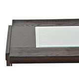 Sophisticated Rustic Industrial End Table - Rich Wood Tabletop, Roomy Bottom Shelf Stylized Iron Frame, Unique Accent Piece