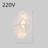 Led Wall Lamp Nordic Minimalist Bedroom Bedside Lamp