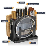 Household Stainless Steel Kitchen Chopsticks Storage Rack